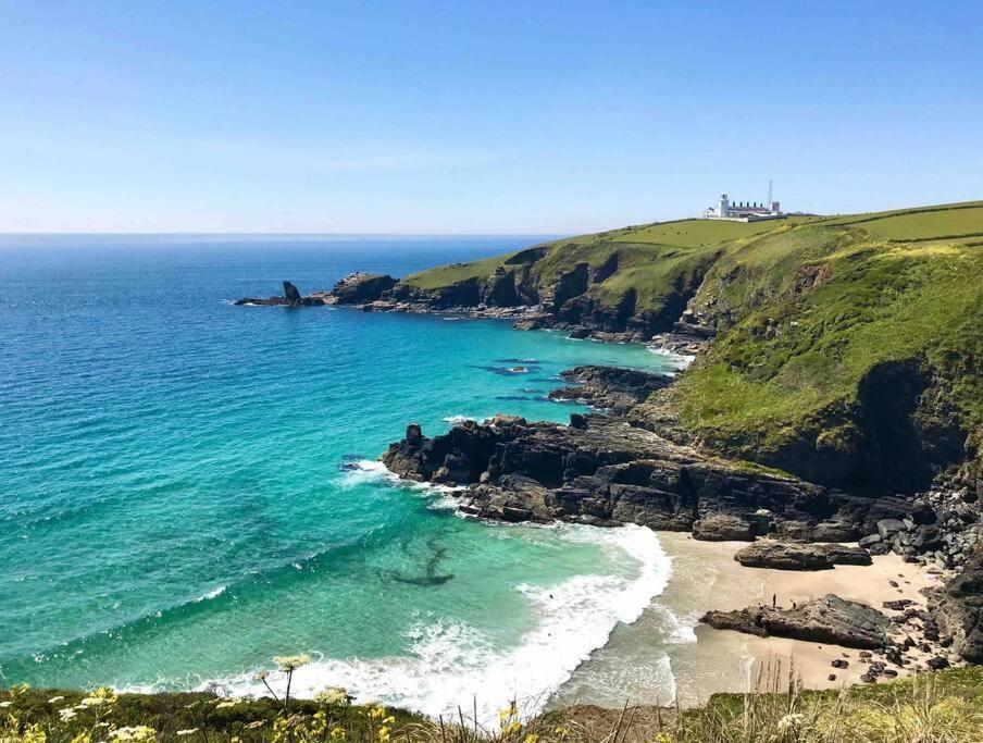 Cornish Caravan On The Lizard Peninsula, Cornwall. Helston Exteriér fotografie